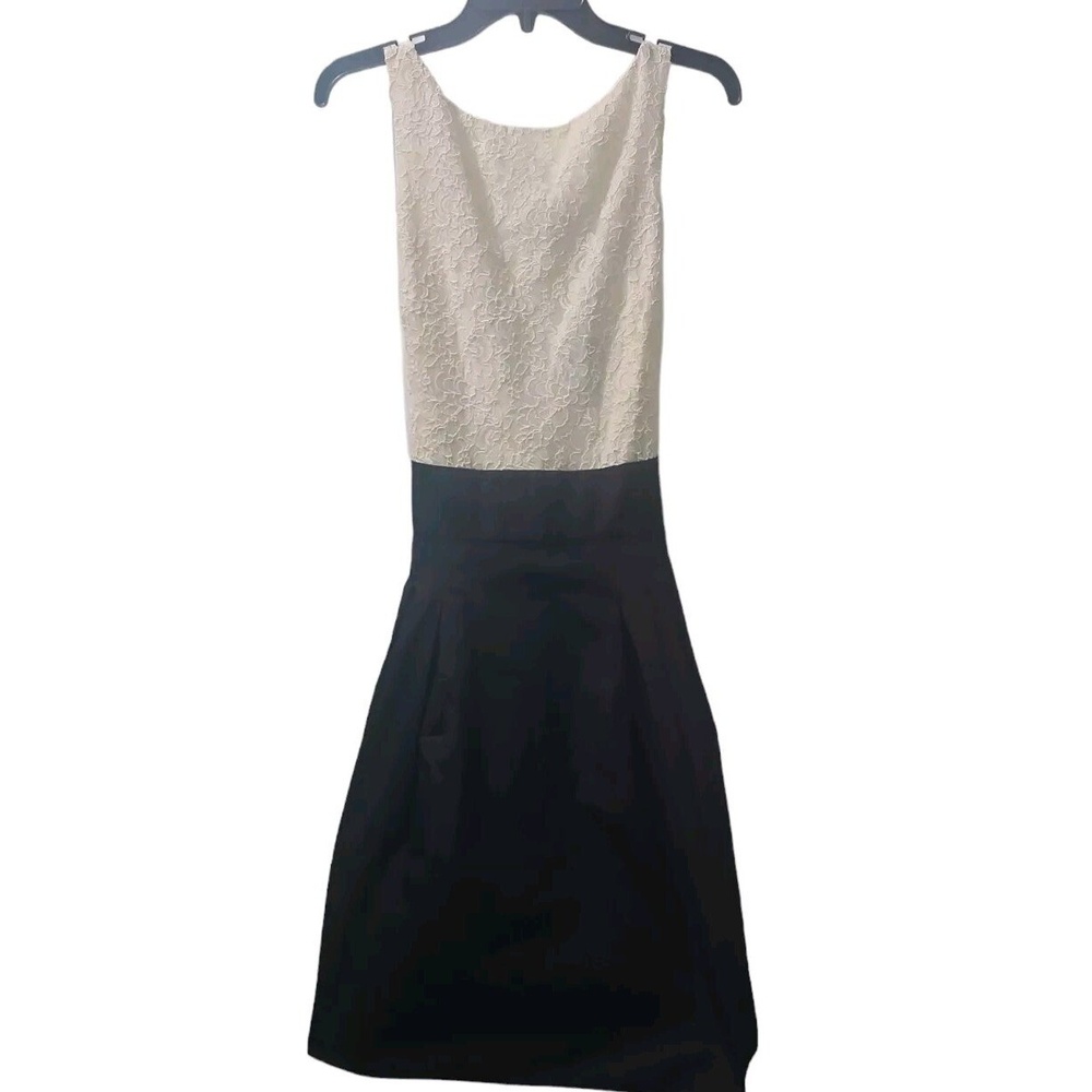 Lauren Ralph Lauren Lace Top Black Dress Sleeveless Party Cocktail Dress